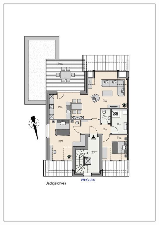 Appartements Buesum Ds10 Pokoj fotografie